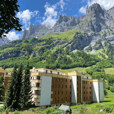 Ferienwohnung Alpen-Zauber Leukerbad Buitenkant foto
